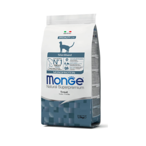 Crocchette Sterilised con Trota Monge