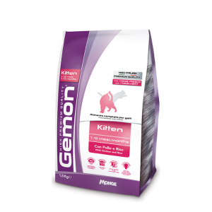 Crocchette Kitten con Pollo e Riso Monge