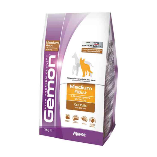 Crocchette Pollo Medium Adult Gemon Monge