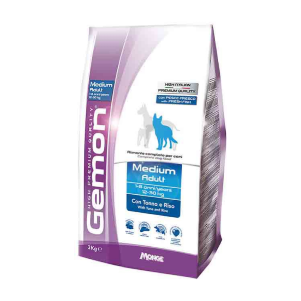 Crocchette Tonno e Riso Medium Adult Gemon Monge