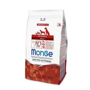 Crocchette Agnello, Riso e Patate All Breeds Adult Monge
