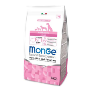 Crocchette Maiale, Riso e Patate All Breeds Adult Monge