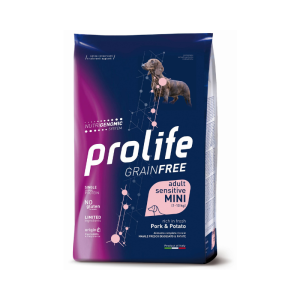Crocchette Grain Free Maiale Fresco e Patate Mini Adult Prolife