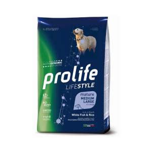 Crocchette Lifestyle Pesce Bianco Fresco e Riso Medium Large Mature Prolife