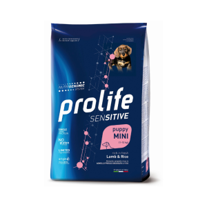 Crocchette Sensitive Agnello e Riso Mini Puppy Prolife