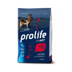 Crocchette Smart Manzo e Riso Medium Large Adult Prolife