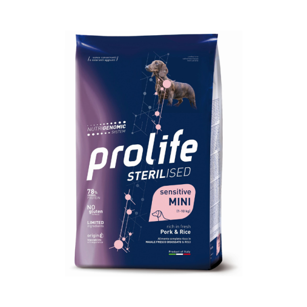 Crocchette Sterilised Sensitive Fresco e Patate Mini Adult Prolife